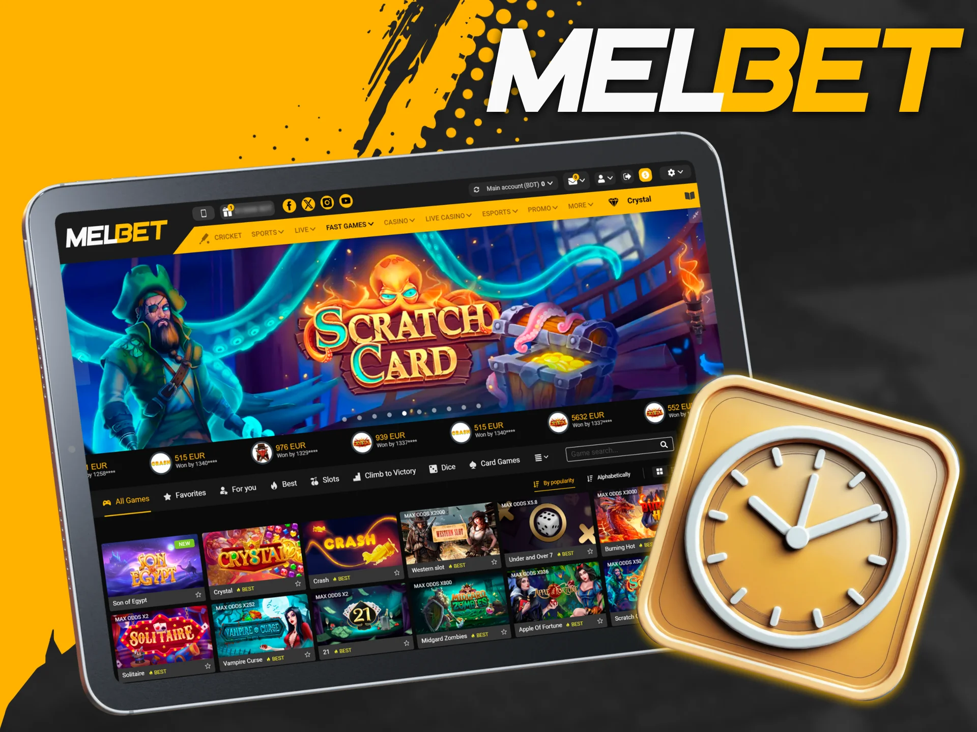 Melbet account verification usually takes up to 24 hours after submitting all required documents.